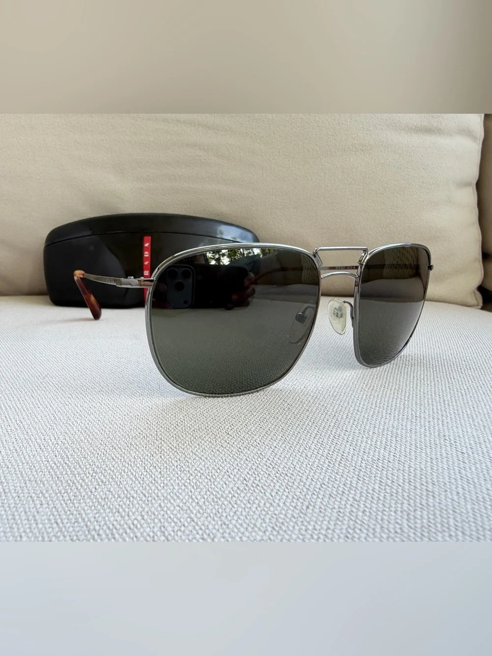 Authentic Prada Aviator Sunglasses